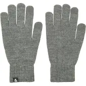 Jack & Jones Vingerhandschoenen 'Barry' donkergrijs / zwart / wit