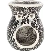 Something Different - Small Gunmetal Grey Crackle Oliebrander - Grijs