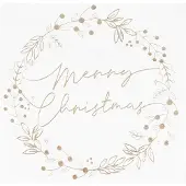 Ginger Ray - Kerst Traditioneel - Servetten Merry Christmas (16 stuks)