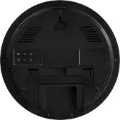 KIENZLE radio-gestuurde klok met binnentemperatuurindicator, zwart