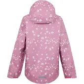 Regatta Waterdicht kinder/kinderjack Lever II Camo (Lila/Licht Vanille/Beaujolais)