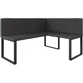 Vicco Ravon Eetkamerhoekbank – 120 x 150 cm Antraciet