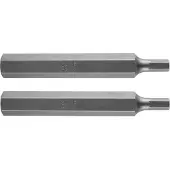 GRUPA TOPEX - HEX Eindstuk - 5mm - 75mm - Stalen Legering S2