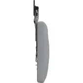 vidaXL Hangend hoofdbord Met LED-verlichting Lichtgrijs Stof