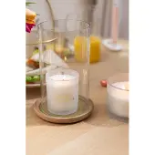 Zusss Windlicht Hout Glas / Hout Naturel