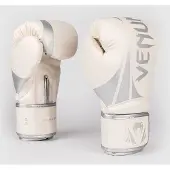 Venum Challenger 2.5 Bokshandschoenen – Wit/Zilver – 10 oz – PU Leer – Unisex Training & Sparring Gloves
