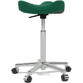 Varier Move with wheels - Groen/Chroom