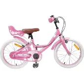 vidaXL Kinderfiets 18 Inch voor 5-7 jaar oud Licht Roze