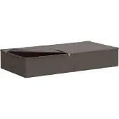 vidaXL Opbergbox Nonwoven stof 90 x 48 x 15 cm 64,8 L Grijs