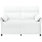 vidaXL Bank 100% polyester metalen frame MDF, Multiplex