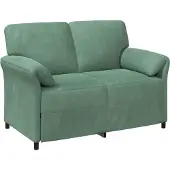 vidaXL 2-Zits Sofa Zeegroen 138 x 83 x 95 cm Fluweel