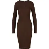 Urban Classics Jurk bruin