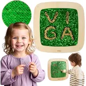Vigatoys Viga wandactiviteitenpaneel met lovertjes - UNI