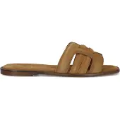 Notre-V Dames Slippers Nv-1003 - Camel - Maat 43