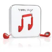 Happy Plugs In-Ear Koptelefoon - Rood