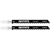 Graphite - Figuurzaagblad - 6 TPI - HCS - T-Greep - 100 mm