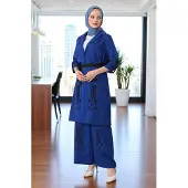 Turkishsouq Geborduurde Detailed Pak Indigo