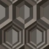 Dutch Wallcoverings vliesbehang retro - grijs/beige