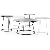 Swedese Breeze tafel glad oppervlak Ø46cm wit