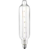 Home Sweet Home Edison Vintage LED filament lichtbron Carbon - Helder - G78 Tube - Retro LED lamp - 7.8/7.8/33cm - geschikt voor E27 fitting - Dimbaar - 5W 400lm 3000K - warm wit licht