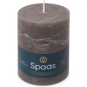 Spaas Stompkaars Essential Collection Donkergrijs 65 Uur D 8 H 11 Cm