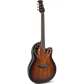 Ovation CE48P-KOAB Celebrity Exotic Super Shallow Koa Burst elektrisch-akoestische westerngitaar