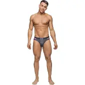 Male Power Heather Haze - Uitgesneden Bikini grey XL