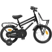 vidaXL Kinderfiets 14 Inch voor 3-5 jaar oud Zwart