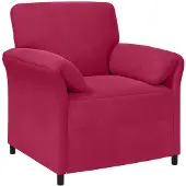 vidaXL 1-Zits Bank Wijnrood 88 x 83 x 95 cm Fluweel