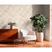 A.S. Création PALMBOMEN BEHANG | Botanisch - Beige Crème - Cuba II