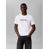 Calvin Klein Jeans Shirt 'Logo Graphic' pastelgroen / zwart / wit