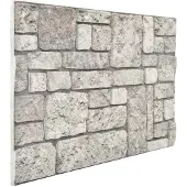 vidaXL Wandpanelen 10 st 100 x 50 cm Grijs EPS-schuim