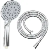 vidaXL Douchkop Set Chroom 150 cm Roestvrij staal