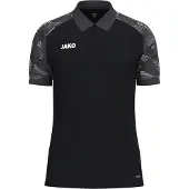 Jako Sonic Polo Heren - Zwart / Antraciet | Maat: S