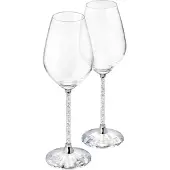 Swarovski CRYSTALLINE RED WINE GLASSES (SET OF 2) - Wijnglas - Zilver