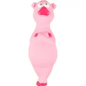 Flamingo Pig Squeaky Hondenspeeltje