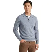 Profuomo Grijs poloshirt normale fit gemeleerd