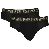 Cavalli Class Zwarte Katoenen Heren Ondergoed