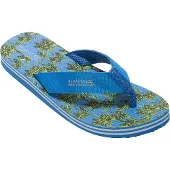 Regatta - Heren Rico Teenslippers (Scherp Groen/Sonisch Blauw)