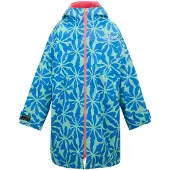 Regatta Verzorgingsjas met bloemen voor kinderen (Blauw/Roze limonade)