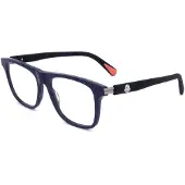 Moncler ML5161 54/17/145 Shiny blauwe Acetaat MAN ML5161