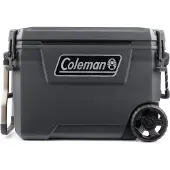 Coleman 65QT Convoy Cooler - 66 liter koelbox – 5 dagen ijs – koelbox met wielen - grijs