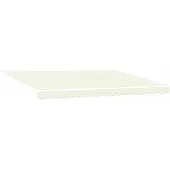vidaXL Handbediende luifel met LED's Crème en Antraciet 5 x 3 m