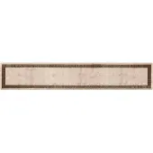 vidaXL Tapijt Runner MARSA Zwart 80 x 450 cm Polyester en PVC