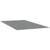 vidaXL Zwembadgrondzeil 820x420 cm polyester geotextiel lichtgrijs