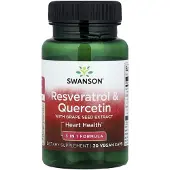 Swanson Health - Resveratrol &amp; Quercetine - 30 vegetarische capsules