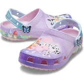 Crocs Open schoenen 'Bluey' lichtblauw / lavendel / rosa / zwart