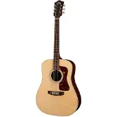Guild D-50E Standard Natural elektrisch-akoestische westerngitaar met koffer