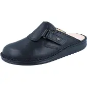 Finn Comfort , Venetië, Uni, dames/heren, slipper, zwart, leer, NIEUW - Dameschoenen, slipper/zehentrenner, zwart, leer (bosco)