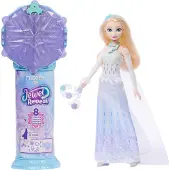 Disney Jewel Reveal Elsa doll, Frozen, accessories with 8 surprises, 1 snowflake-shaped jewelry box, 1 ring